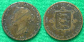Jersey 1/13 shilling 1866