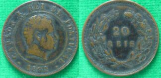 Portugal 20 reis 1892
