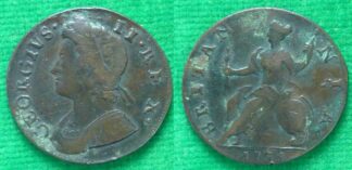 George II halfpenny 1736