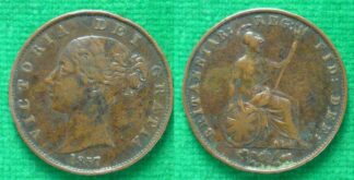 Victoria halfpenny 1857