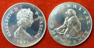 Gibraltar 25 New Pence crown 1971 PROOF