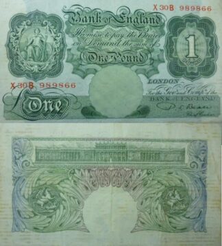 Beale 1 pound 1950 green X30B 989866
