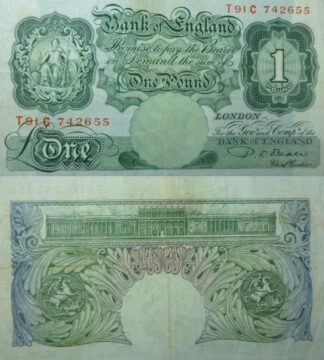 Beale 1 pound 1950 green T91C 742655