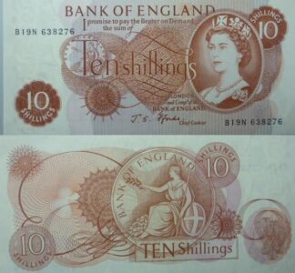 Fforde 10 shillings 1967 B19N 638276