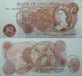 Fforde 10 shillings 1967 89Z 186407