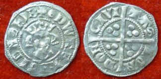 Edward I silver penny 1279-