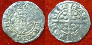 Edward I silver penny 1279-