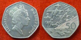 Elizabeth II 50 pence 1994 D-Day