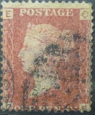 Victoria SG029 1d brown 1854 Corners EO SG29