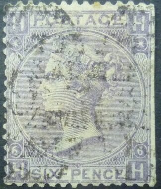 Victoria SG084 6d lilac 1884 Corners HH SG84