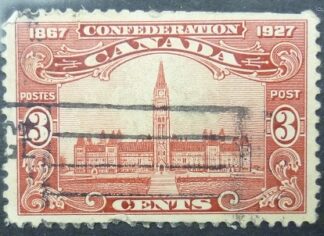 Canada SG268 3 cent red 1927