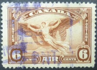Canada SG355 6 cent air brown 1935