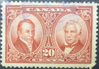 Canada SG273 20 cents red 1927