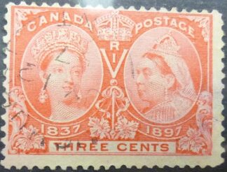 Canada SG126 3 cents red 1897