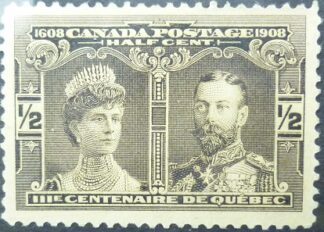 Canada SG188 1/2 cent brown 1908
