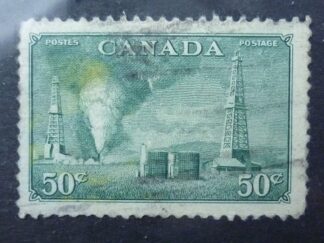 Canada SG431 50 cents green 1950