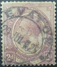 South Africa SG006 2d purple 1913