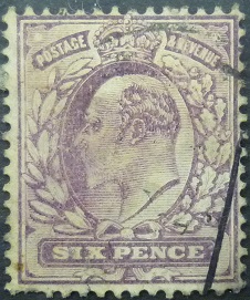 George V SG426a 6d purple 1912