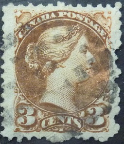 Canada SG106 3 cents red 1870