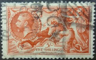 George V SG416 5 shillings red 1912