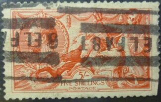 George V SG416 5 shillings red 1912