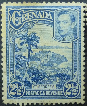 Grenada SG157 2½d blue 1938