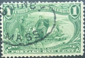 United States SG291 1 cent 1898