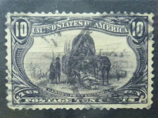 United States SG296 10 cents violet 1898