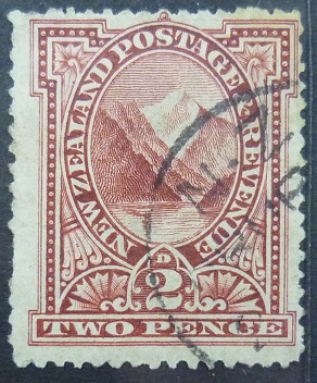 New Zealand SG251 2d lake 1898