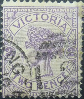 Victoria SG286d 2d purple 1886