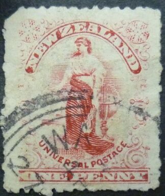 New Zealand SG441 1d red 1907