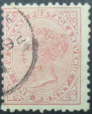 New Zealand SG214 1d red 1882