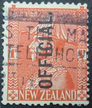 New Zealand SG539 1d red 1926