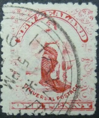 New Zealand SG441 1d red 1907