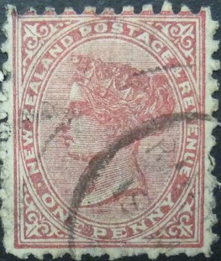 New Zealand SG214 1d red 1882