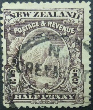 New Zealand SG246 ½d deep purple 1898