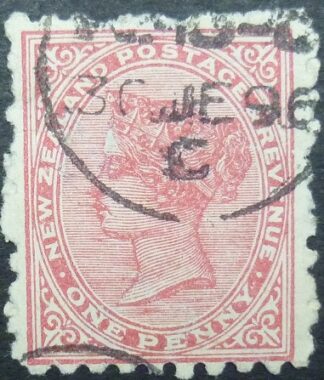 New Zealand SG214 1d red 1882