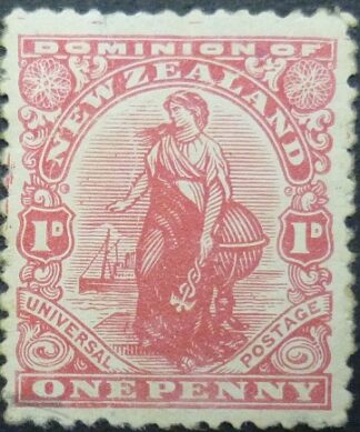 New Zealand SG450 1d red 1909