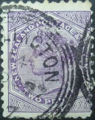 New Zealand SG202 2d mauve 1882