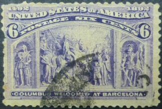 United States SG240 6 cents violet 1893