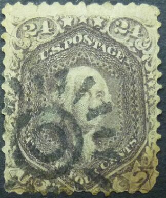 United States SG041 24 cents grey 1857