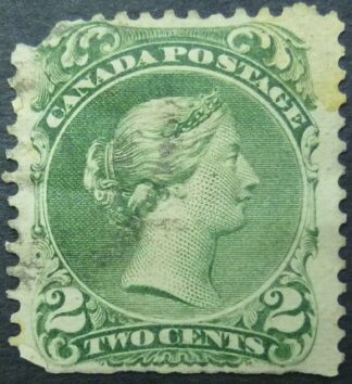 Canada SG056 2 cents green 1870