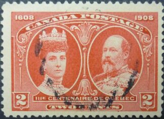 Canada SG190 2 cent red 1908