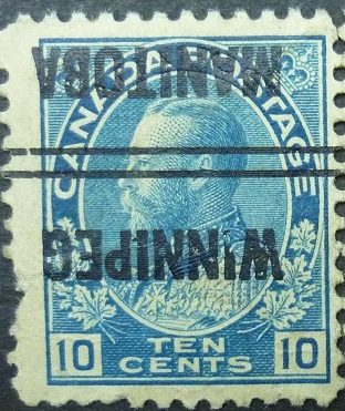 Canada SG253 10 cents blue 1922