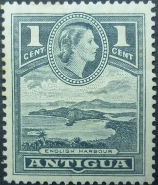 Antigua SG150 1 cent grey 1953