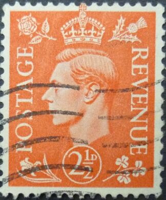 George VI SG507 2½d red 1937