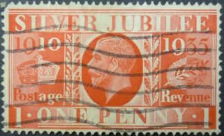 George V SG454 1d red 1935