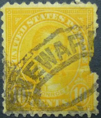 United States SG645 10 cents yellow 1922