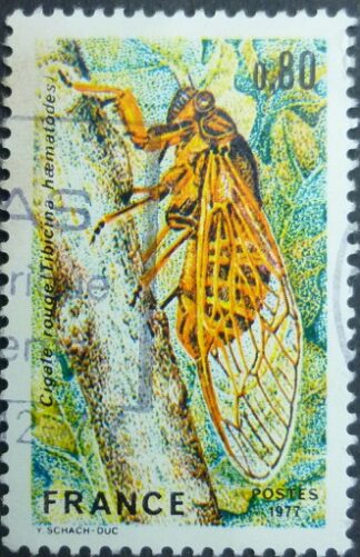 France SG??? 80 cents multicoloured 1977