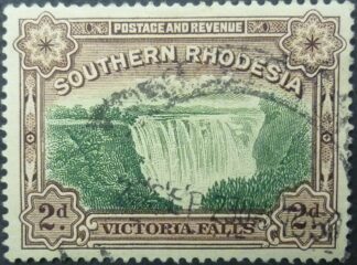 Southern Rhodesia SG029 2d green and brown 1932